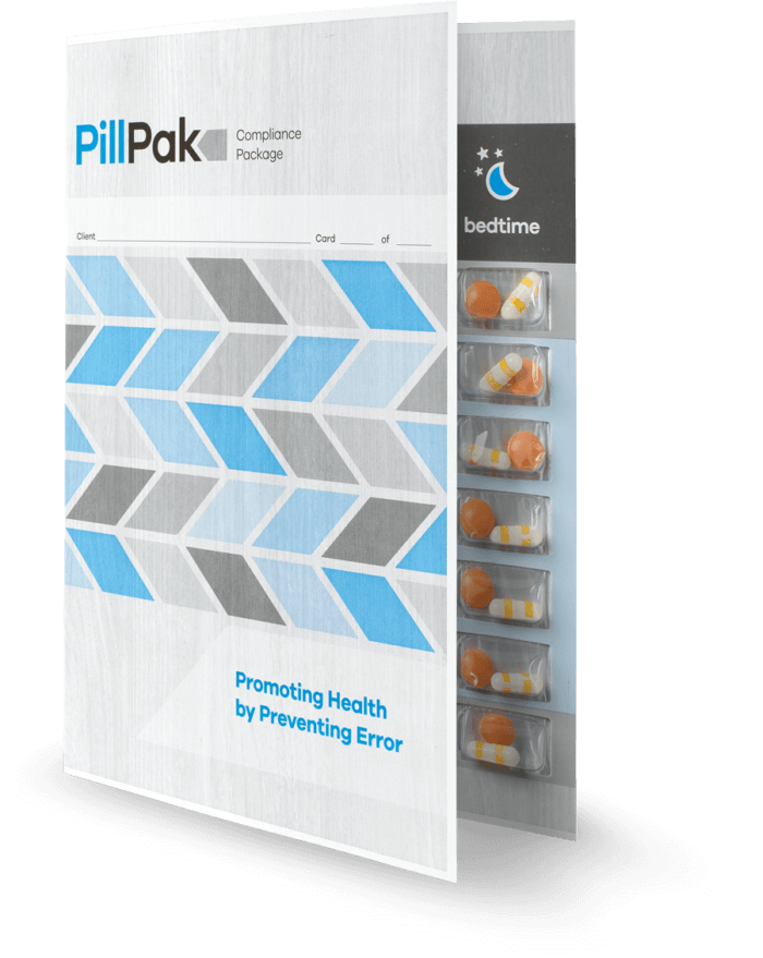 Pil Pak compliance packaging - blister pack for medication
