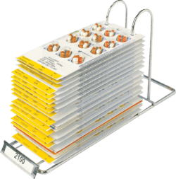Webster system multi dose blister card