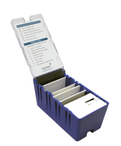 Open Lid Pouch Porter medication storage & dispensing system box for medication cart